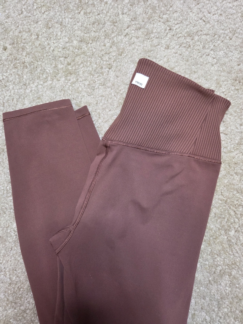 Vuori Cedar Rib Studio High Rise Leggings Small VW428